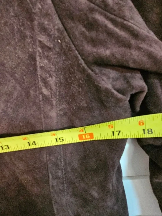 Coach Vintage Suede Leather Jacket Brown Button Front Women’s XS Lined STUNNING - Picture 8 of 10